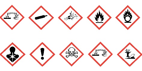 chemické látky a směsi - nové výstražné symboly